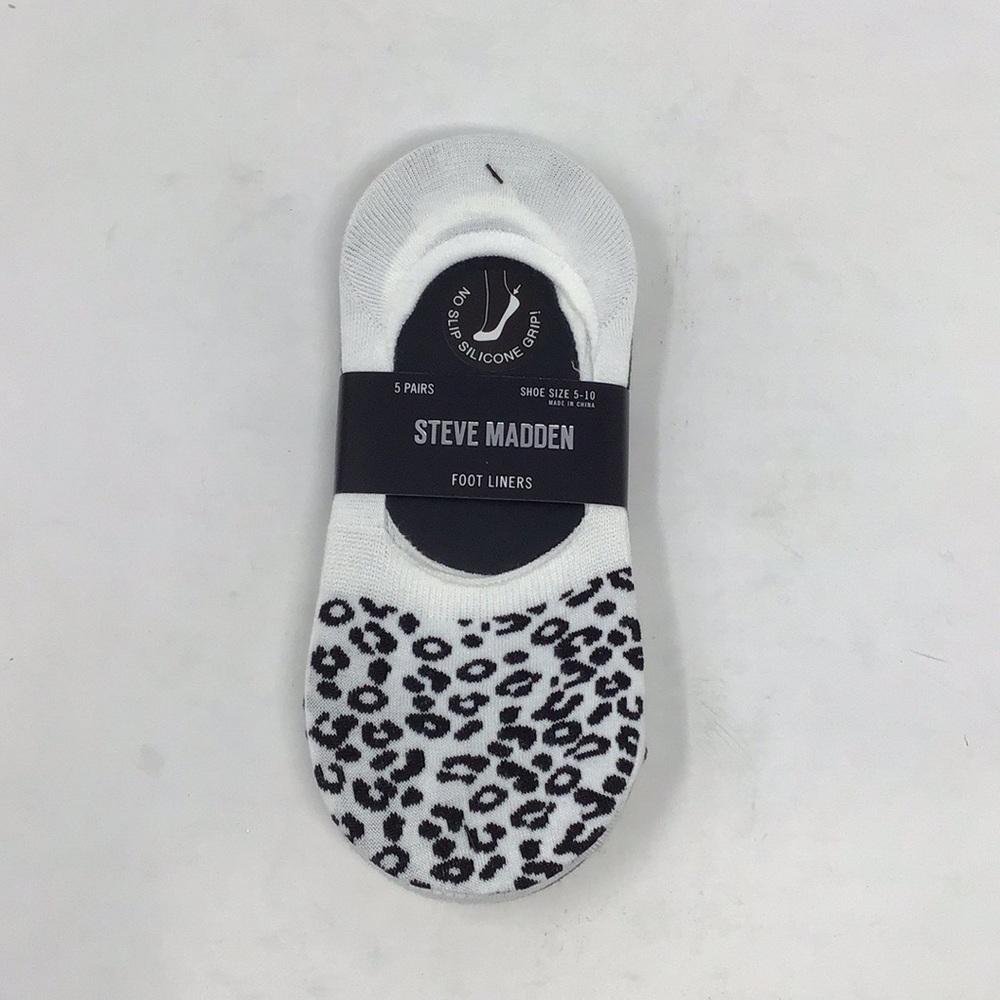 #504 NWT Womens Steve Madden Foot Liners; Color;: Assorted; Size 5-10; MSRP $18